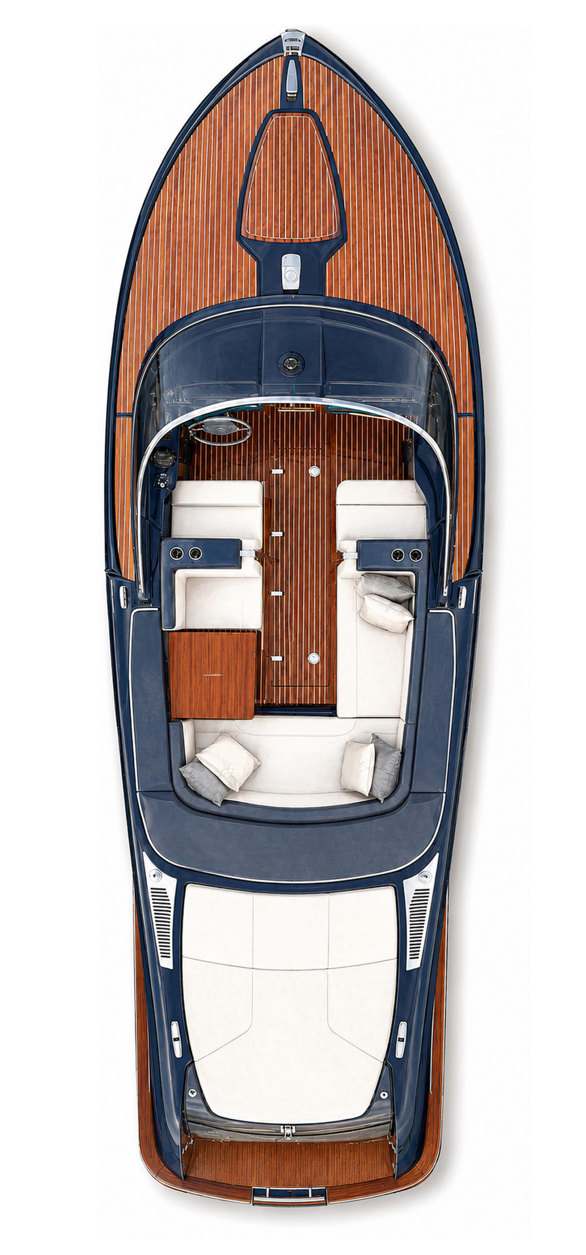 Riva Iseo Super vertical deck plan